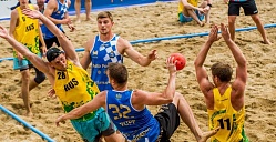 Пляжный гандбол. Юношеская (U-17) сборная России проиграла команде Германии и заняла десятое место на чемпионате Европы