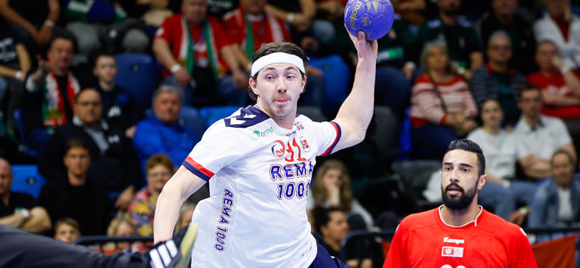 Олимпийская квалификация. Сборная Норвегии с разницей 17 мячей разгромила команду Туниса. Себастьян Бартольд оформил 11 голов