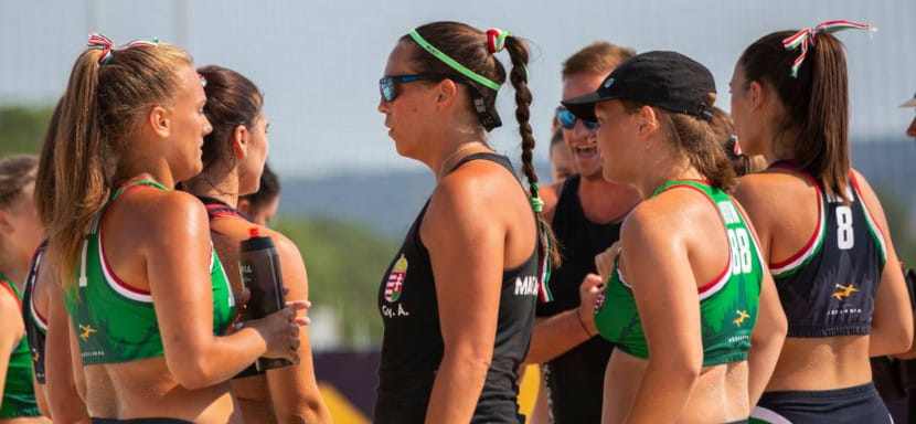 Пляжный гандбол. Девичья сборная Венгрии в финале обыграла команду Нидерландов и стала победителем чемпионата Европы (U-17)