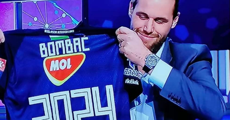 Словенский разыгрывающий Деан Бомбач продлил контракт с "Пиком" — об этом объявили в прямом эфире телевизионного шоу