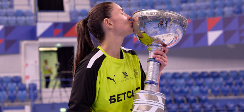Вратарь "Ростова" Анастасия Рябцева: "Бронзовые медали чемпионата России с "Астраханочкой" всё-таки ставлю выше Суперкубка"