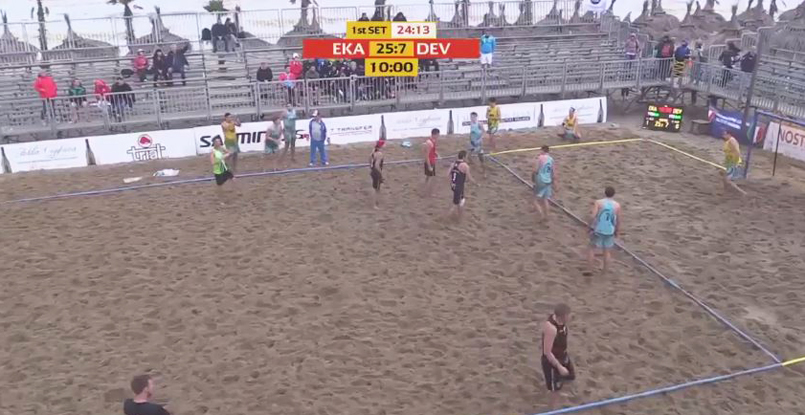 Пляжный гандбол. Кубок чемпионов. "Екатеринодар" вышел в финал, где сегодня сразится с хорватским "Детоно", защищая прошлогодний титул