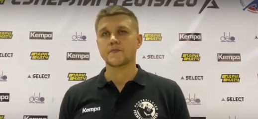 Суперлига. Валентин Бузмаков: "Моя команда на сто процентов выполнила установку. Я доволен игрой с "Невой". Единственное, подвела реализация"