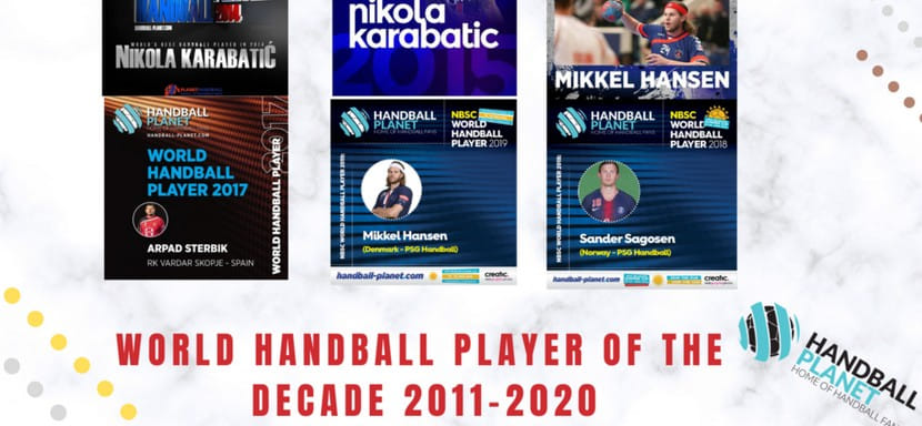 Тимур Дибиров, Сергей Рутенко и Дайнис Криштопанс могут побороться за звание лучшего игрока десятилетия по версии портала Handball-Planet