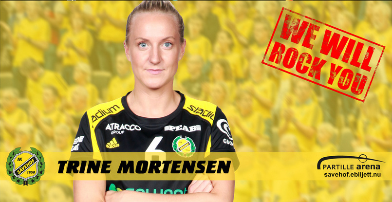 Швеция. Левая крайняя Трине Мортенсен продлила контракт с "Севехофом"