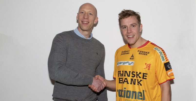 Правый крайний "Хольстебро" Каспер Киллелунд после этого сезона продолжит карьеру в "Гудме"