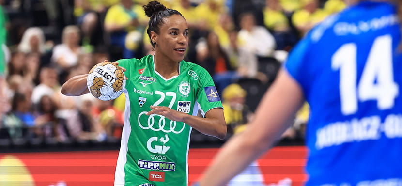 Лига чемпионов. Разыгрывающая "Дьёра" Эстель Нзе-Минко — автор лучшего гола "финала четырёх" (ВИДЕО)