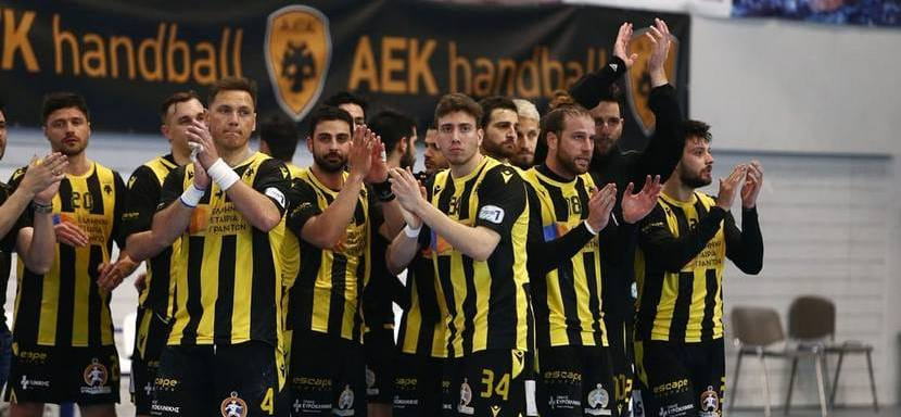 Кубок ЕГФ. Греческий АЕК стал первым финалистом мужского турнира, сыграв вничью со словенским "Гореньем"