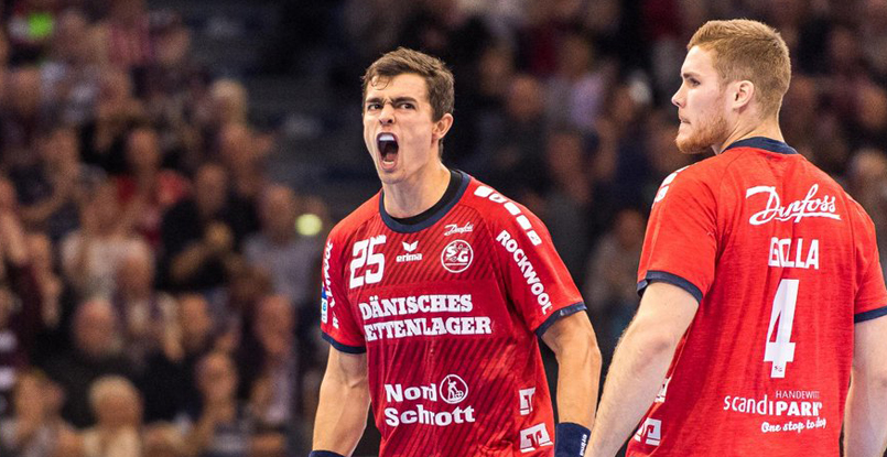 Германия. "Фленсбург" разобрался с "Райн Левен", выиграв второй тайм — 13:6! Команда Майка Махуллы возглавляет таблицу