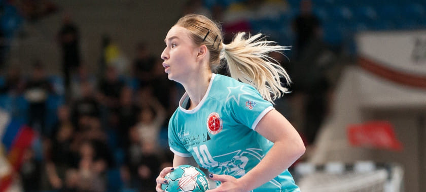 Olimpbet Суперлига. Разыгрывающая "Астраханочки" Ксения Ильина впервые во взрослой карьере забросила 10+ мячей в одной игре