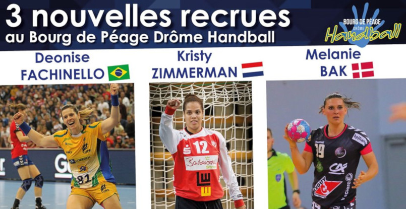 Франция. "Бур де Пеж" объявил о подписаниях на следующий сезон. Команду пополнят Деонис Фашинелло, Мелани Бак и Кристи Циммерман