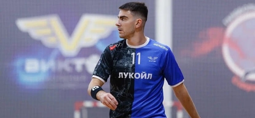 Olimpbet Суперлига. Левый крайний ставропольского "Виктора" Никита Ильтинский вновь выбыл из строя из-за травмы плеча