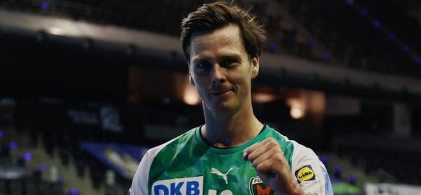 Германия. 40-летний правый крайний "Берлина" Ханс Линдберг: "Не думаю, что когда-нибудь потеряю желание играть в гандбол"