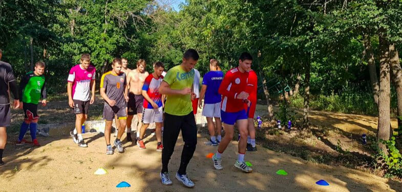 Суперлига. "Таганрог"-ЮФУ подвел итоги первой половины сбора в поселке Золотая Коса