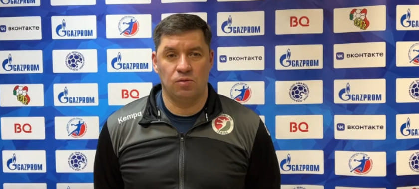 SEHA-Gazprom League. Андрей Мочалов о травмах в "Гомеле": "Пришлось кардинально менять стиль игры как в защите, так и в нападении" (ВИДЕО)