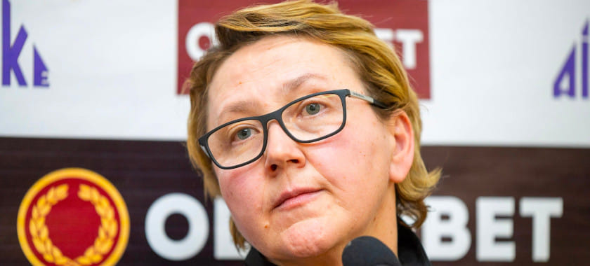 Olimpbet Суперлига. Наталья Дерепаско: "Девочки не выполнили ни одной поставленной задачи. Настрой тоже был какой-то сонный"