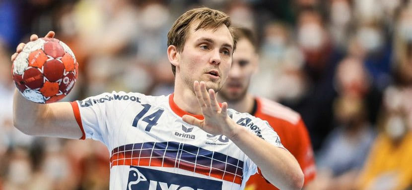 Германия. Левый крайний Хампус Ванне достиг отметки в 1000 голов за "Фленсбург"