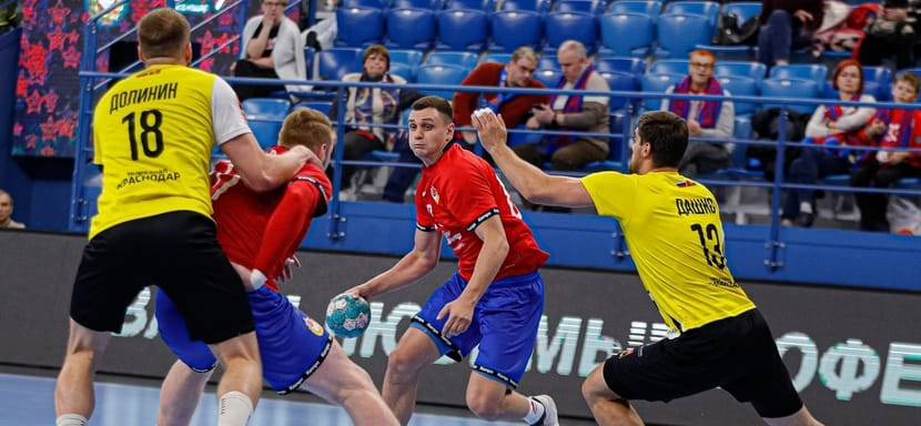 Olimpbet Суперлига. Белорусский полусредний ЦСКА Артур Рудь — лучший гандболист октября по версии БЦ и его читателей