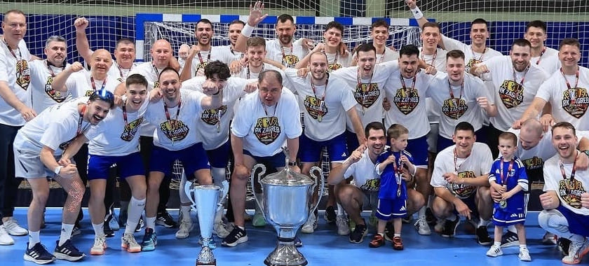 "Загреб" Игоря Белявского и Станислава Садовского в 34-й раз выиграл чемпионат Хорватии. Кроме него в национальной лиге никто не побеждал