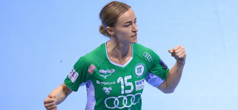 Лига чемпионов. Разыгрывающая "Дьёра" Стине Офтедал — автор лучшего гола на стадии плей-офф (ВИДЕО)