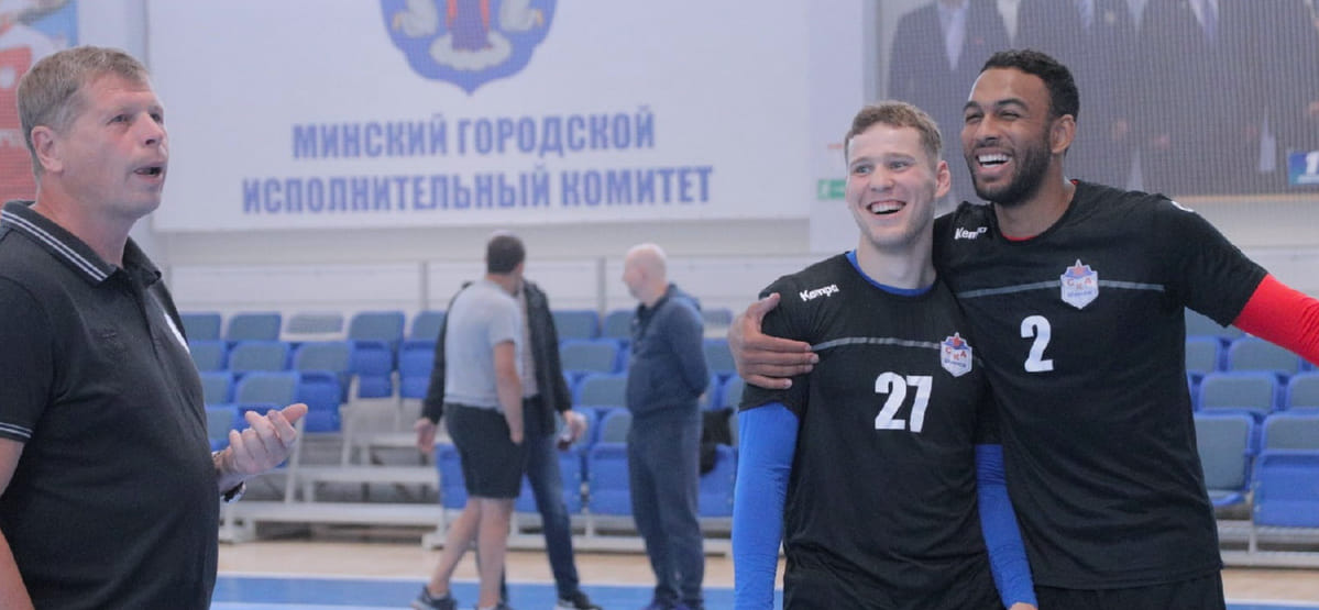 Беларусь. СКА вышел из отпуска. Под руководством Игоря Папруги и Дмитрия Никуленкова тренируется 21 гандболист (ФОТО)