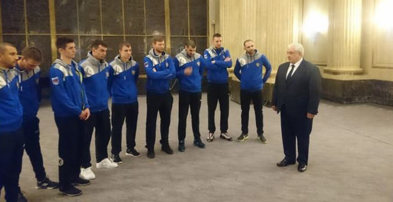 ЧМ-2019. Как прошла встреча посла России в Германии с гандболистами сборной страны