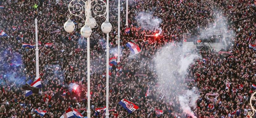 Гандболистов сборной Хорватии ярко встретили на родине после возвращения с чемпионата мира (ВИДЕО)