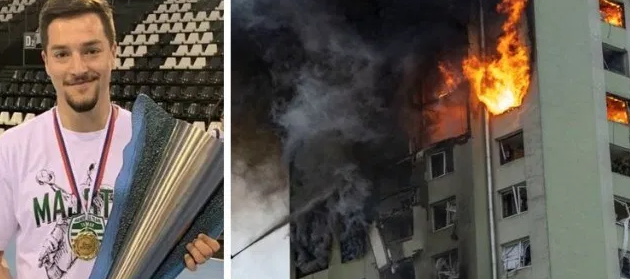 Взрыв газа в Прешове. Полностью сгорела квартира гандболиста "Татрана" Милоша Шарпатаки — ему чудом удалось избежать трагедии