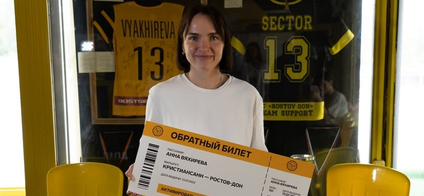 Ання Вяхирева: "Тренировки в "Кристиансанде" начнутся 18 июля, я там уже буду 15-го числа. Останется время хоть немного освоиться" (ВИДЕО)