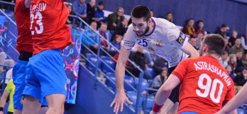 Olimpbet Суперлига. Евгений Дзёмин: "Сразу два таких матча, какой ЦСКА выдал в Москве, трудно сыграть подряд. Да и у нас всё получилось"