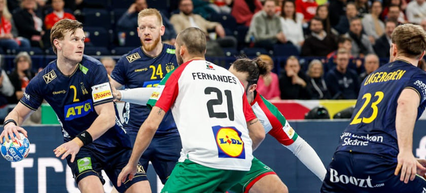 ЧЕ-2024. Сборная Швеции в результативном матче обыграла команду Португалии. У Лукаса Пелласа и Феликса Клаара 16 голов