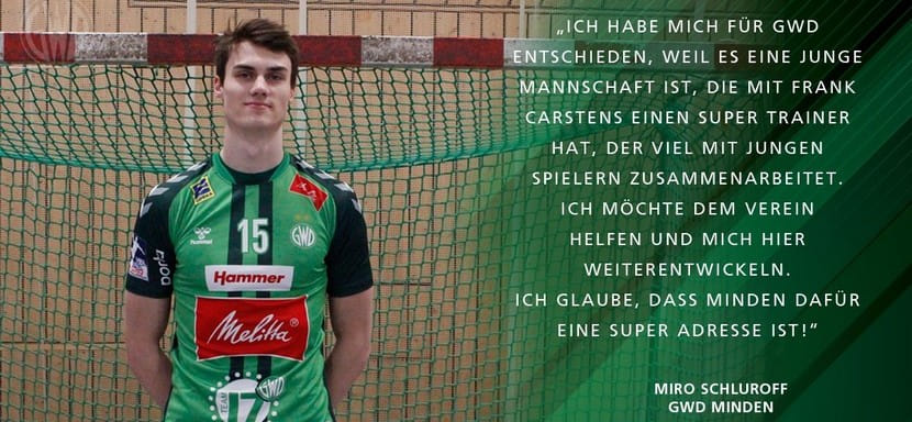 Бундеслига. Левый полусредний "Берлина" 20-летний Миро Шлурофф перешел в "Минден"