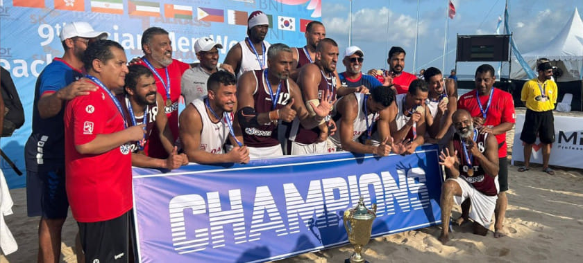 Пляжный гандбол. Сборная Катара в финале чемпионата Азии обыграла команду Омана и вернула титул сильнейшей на континенте