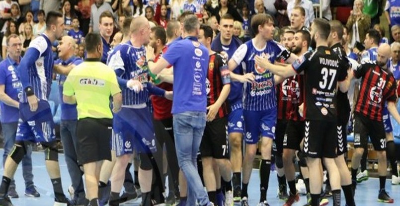 Апелляционный суд оставил в силе решение суда ЕГФ о санкциях в отношении игроков "Пика" за драку в матче Лиги чемпионов с "Вардаром"