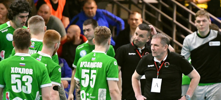 Olimpbet Суперлига. Волгоградский "Каустик" в родных стенах оказался сильнее краснодарского СКИФа. У Никиты Михайлова 17 сейвов