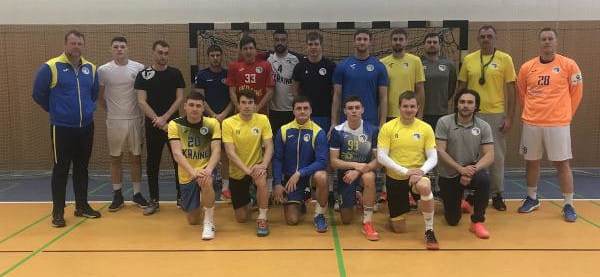Мужская национальная команда Украины проводит сборы в Германии. Гандболисты работают в тренировочном центре Гроссвальштадта