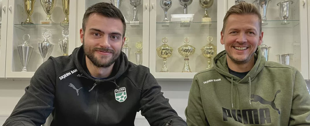 Дания. Норвежский правый полусредний Эйвинд Танген продлил контракт с датским "Скьерном" до 2025 года