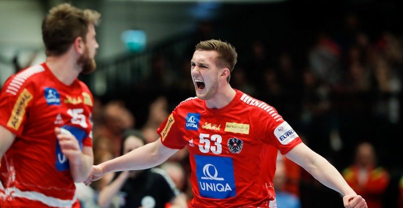 ЧЕ-2020. Левый полусредний сборной Австрии Никола Билык лидирует в списке бомбардиров турнира после предварительного раунда