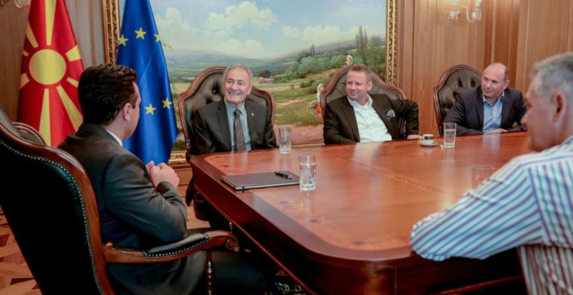 В Северной Македонии прошла встреча премьер-министра страны с президентом ИГФ Хассаном Мустафой
