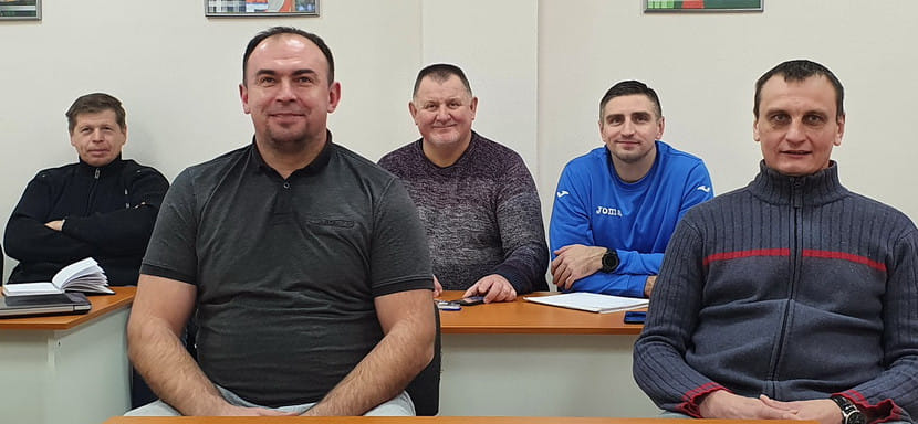 Беларусь. В минском БГУФКе проходит третий модуль курсов ЕГФ "Master Coach". Слушателями являются более двадцати тренеров