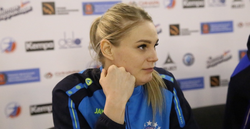 Левая крайняя "Динамо-Синары" Екатерина Литвинова: "Надеюсь, этот успех придаст нам сил"