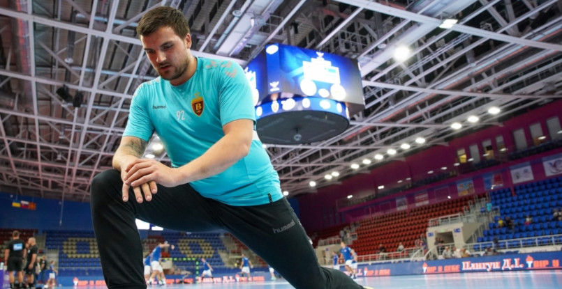 Северная Македония. 24rakomet.mk: латвийский голкипер Артурс Кугис тренируется со второй командой "Вардара"