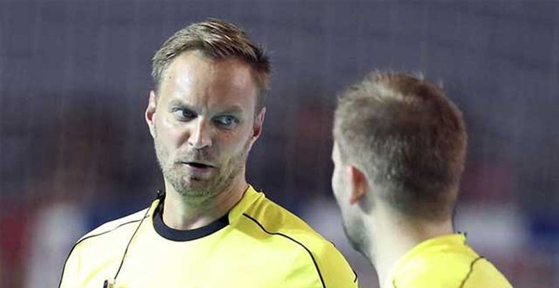 Федерация гандбола Норвегии поставила на первое место национального рейтинга арбитров Хаварда Клевена и Ларса Йорума