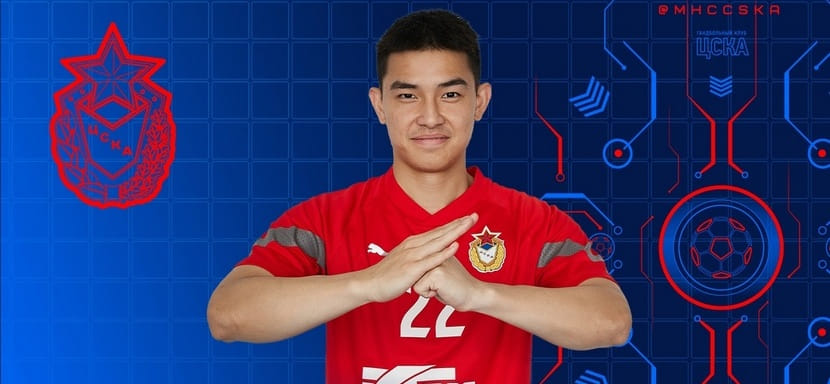 Olimpbet Суперлига. В московском ЦСКА появился ещё один представитель Китая. Это 24-летний левый крайний Хуан Пэйцзе
