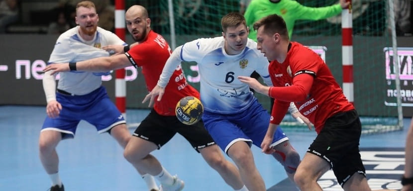 Olimpbet Суперсерия. Виктор Фурцев: "Мы показали хороший гандбол. А установка только одна — побеждать. И в Москве, и Чехове"