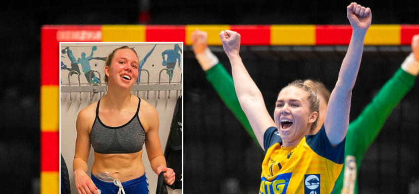 ЧМ-2021. Разыгрывающая сборной Швеции Йенни Карлссон играет с мешком для стомы. Она рассказывает о жизни спортсмена в инстаграме