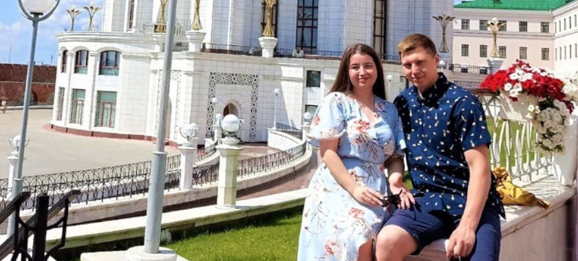 Olimpbet Суперлига. Кирилл Гончаренко: "16 июня сыграли свадьбу, после чего отправились в Казань и провели там пять дней"