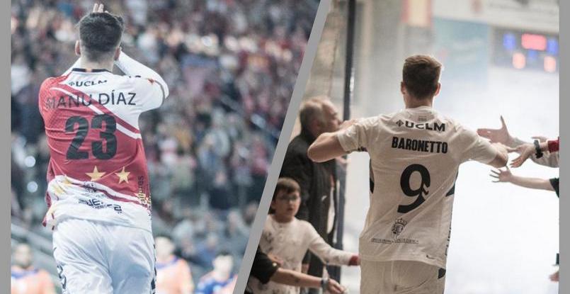 Испания. Левый крайний Мануэль Диас и правый крайний Сантьяго Баронетто покидают "Куэнку"