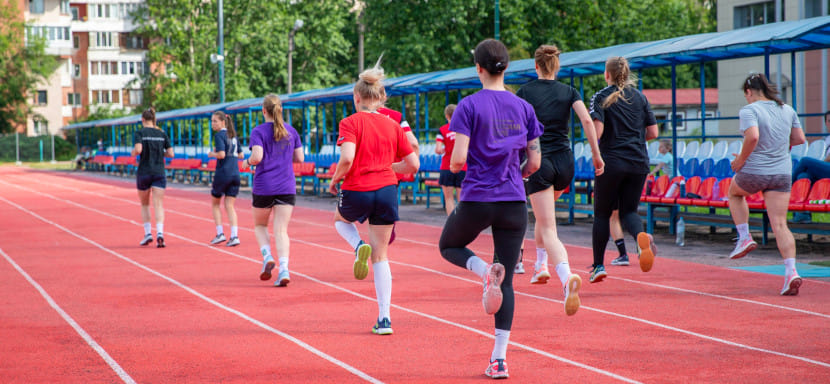 Olimpbet Cуперлига. "Балтийская Заря" продолжает подготовку к сезону. Команда проводит тренировки с упором на физическую подготовку (ФОТО)