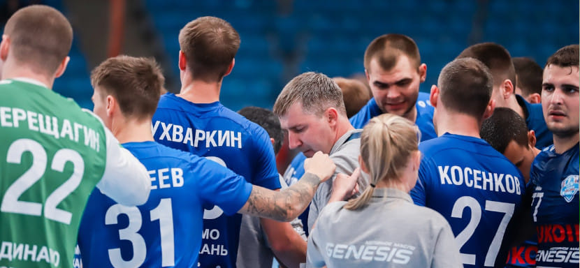 Olimpbet Суперлига. Сергей Предыбайлов: "До 19-й минуты уступали всего один мяч, а затем "пошла вода в хату", и мы улетели до "минус 12" (ВИДЕО)